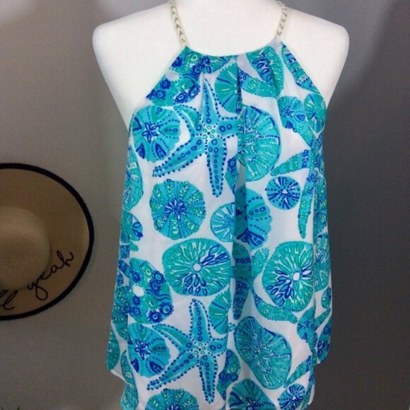 Lilly Pulitzer for Target Urchin for you Tank sleeveless top shirt blouse XS - Picture 3 of 4
